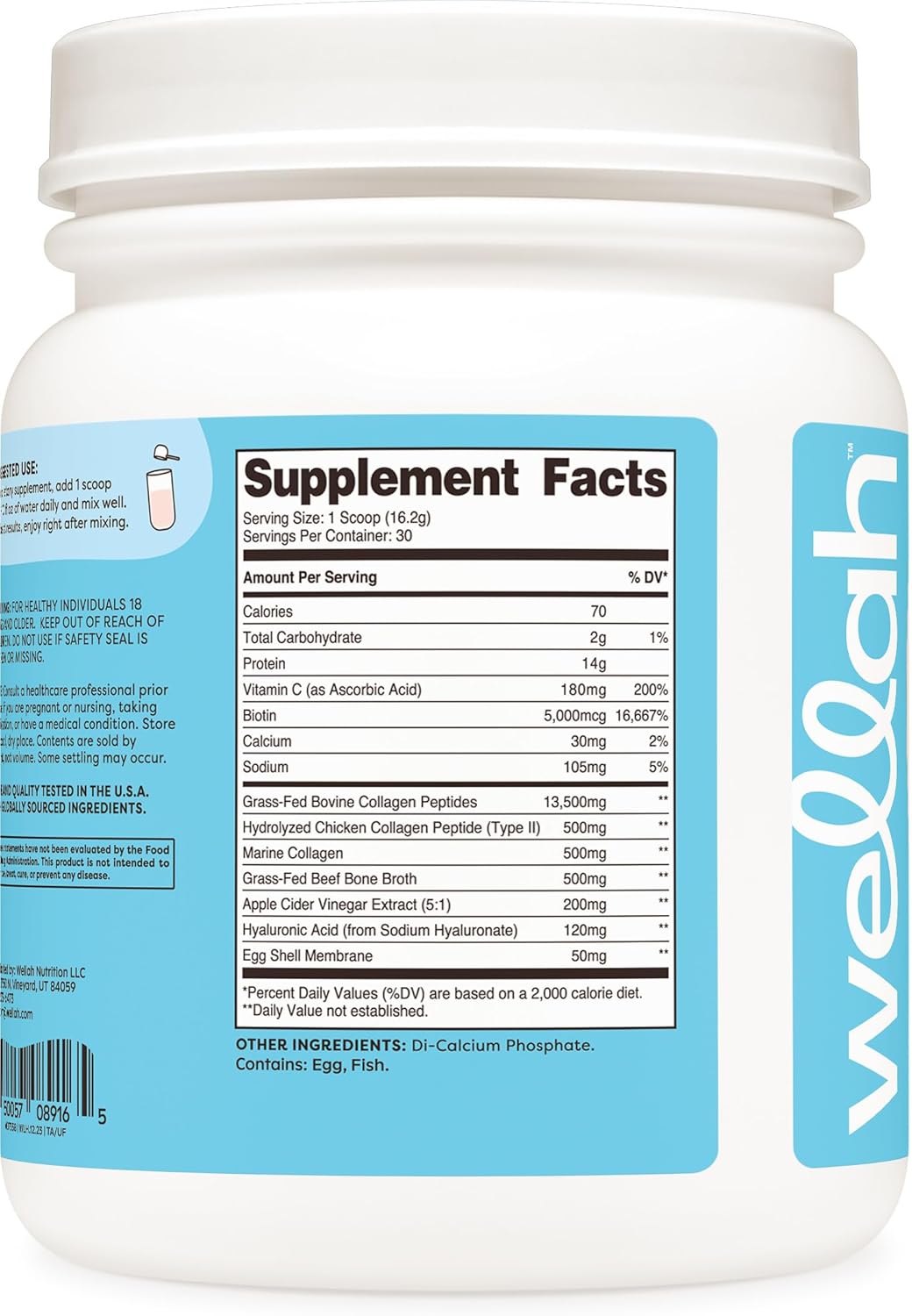 Afterglow Multi Collagen Protein + Beauty Supplement (30 Servings, Unflavored) - Hair, Skin, Nail & Joint Support - Non-GMO, Gluten Free