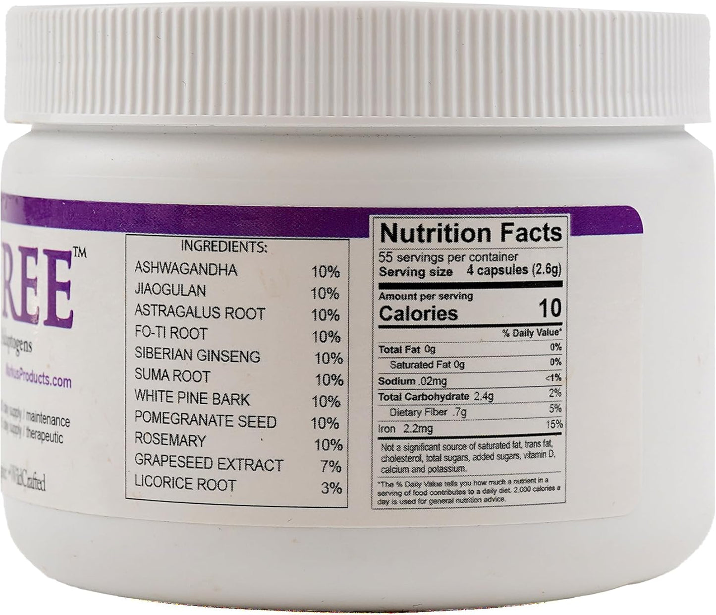 Age-Free Antioxidant & Adaptogen Capsules - Tocotrienols, B Complex, Ellagitannin, Ashwagandha Supplement