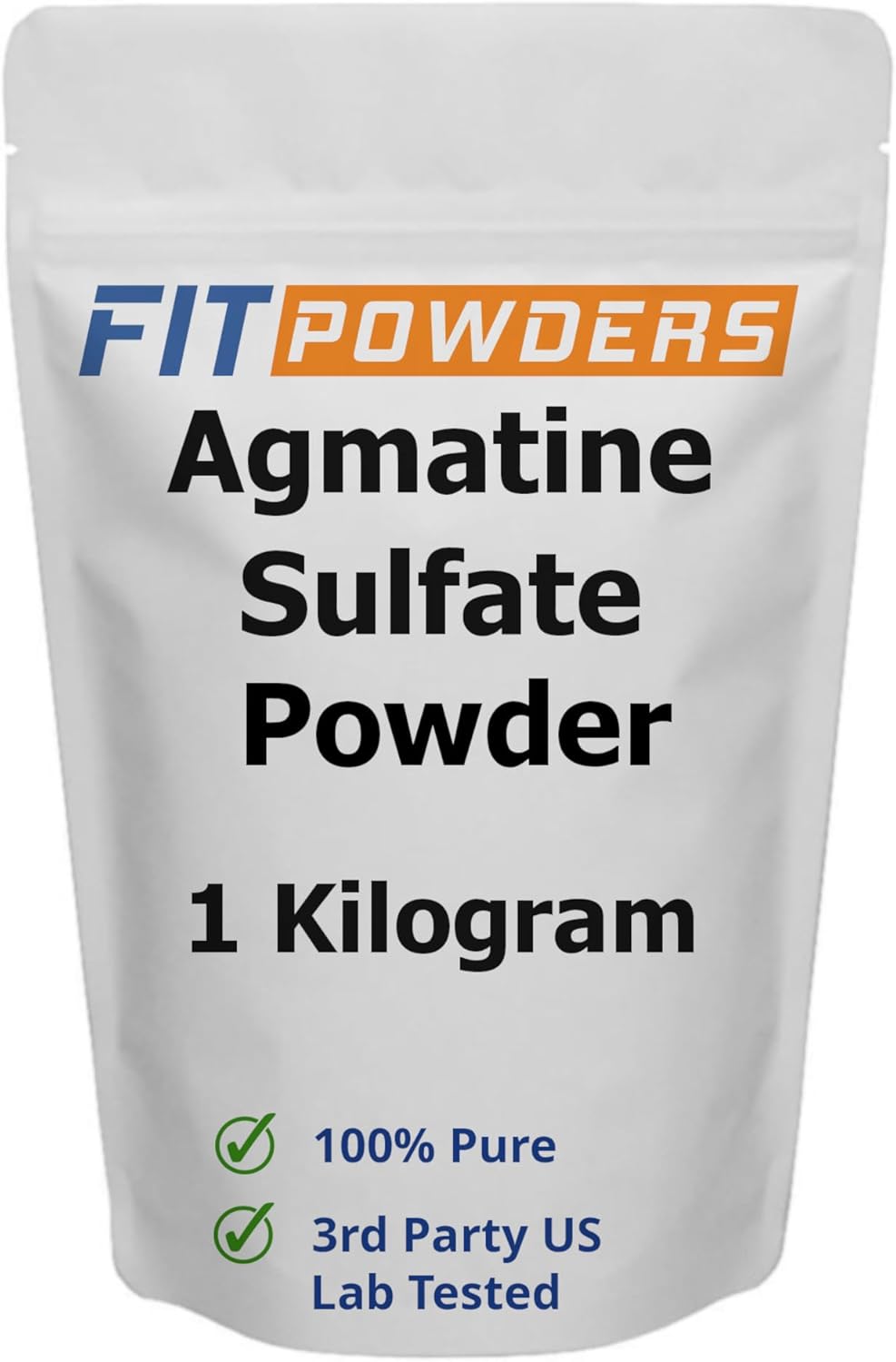 Agmatine Sulfate Powder - 1kg (Various Sizes) for Strength & Pump - 100% Pure, Vegan, Gluten-Free