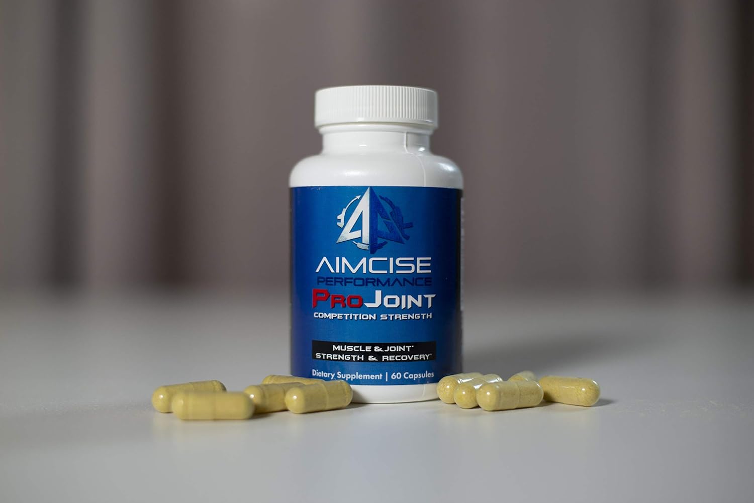 Aimcise Performance ProJoint Supplement with Glucosamine and Turmeric - Powerful Muscle and Joint Recovery Support - 60 Day Supply