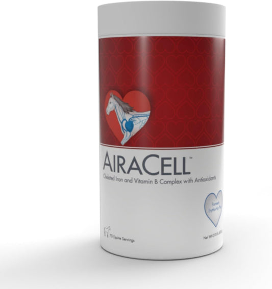 AiraCell Powder with Heme-Iron Polypeptide for Enhanced Oxygen Transfer, Antioxidants, and B Vitamins for Quick Recovery in Races and Speed Events