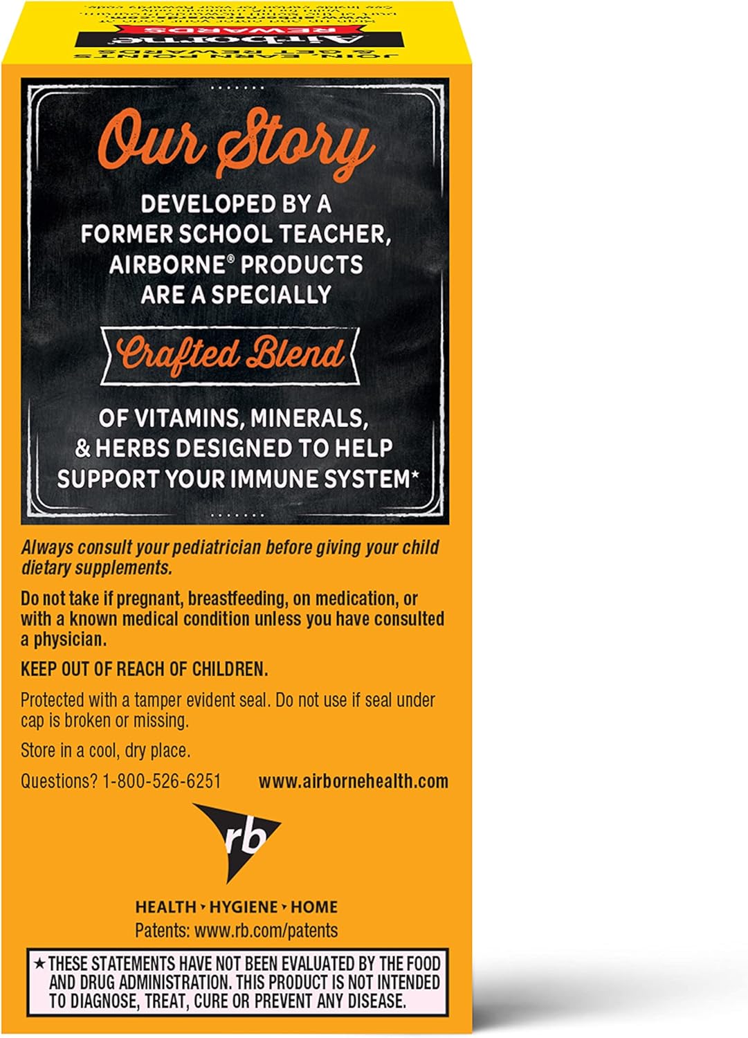 Airborne 1000mg Vitamin C & Zinc Chewable Tablets - Immune Support Supplement with Antioxidants - 32 Citrus Flavor Tablets