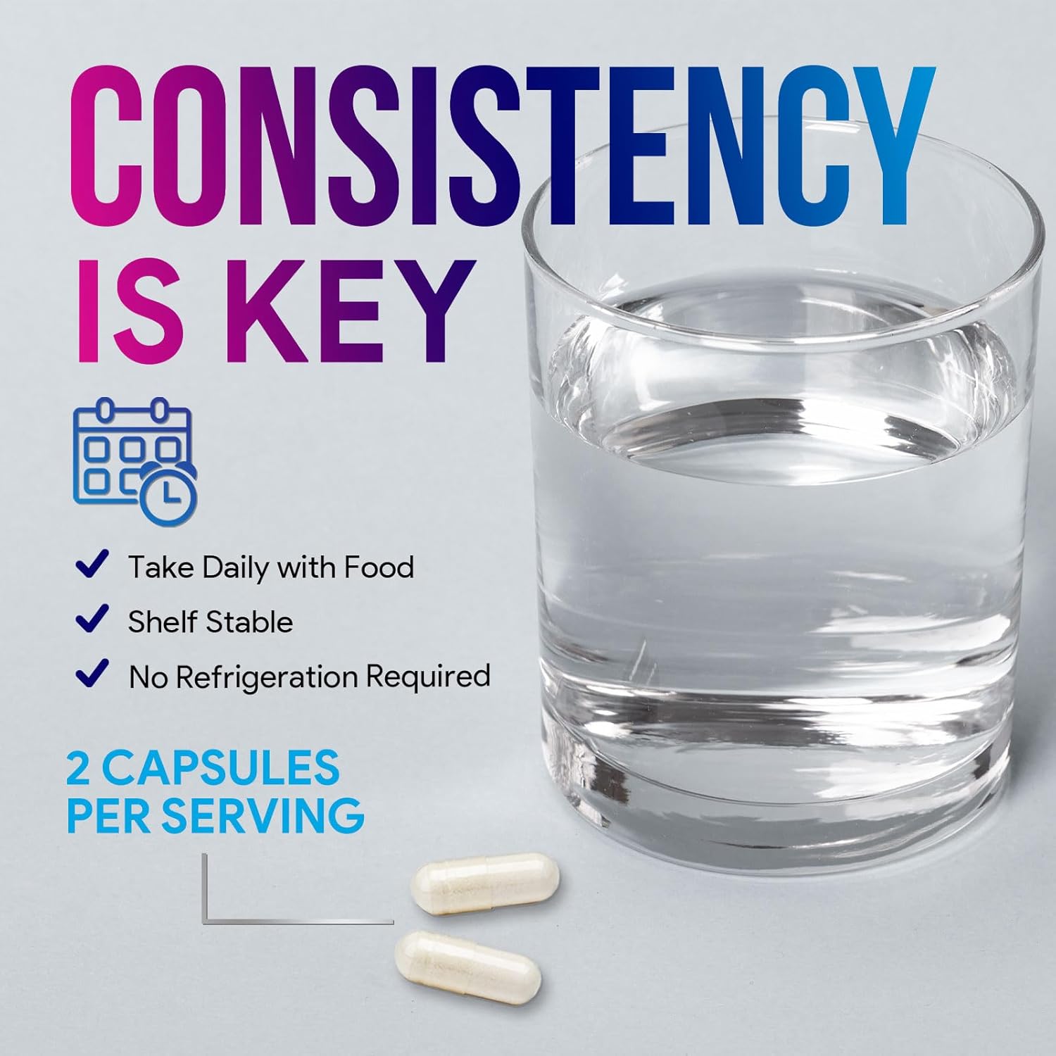 Akkermansia Muciniphila Probiotic with Prebiotic Fiber for Digestive & Immune Health - 120 Capsules