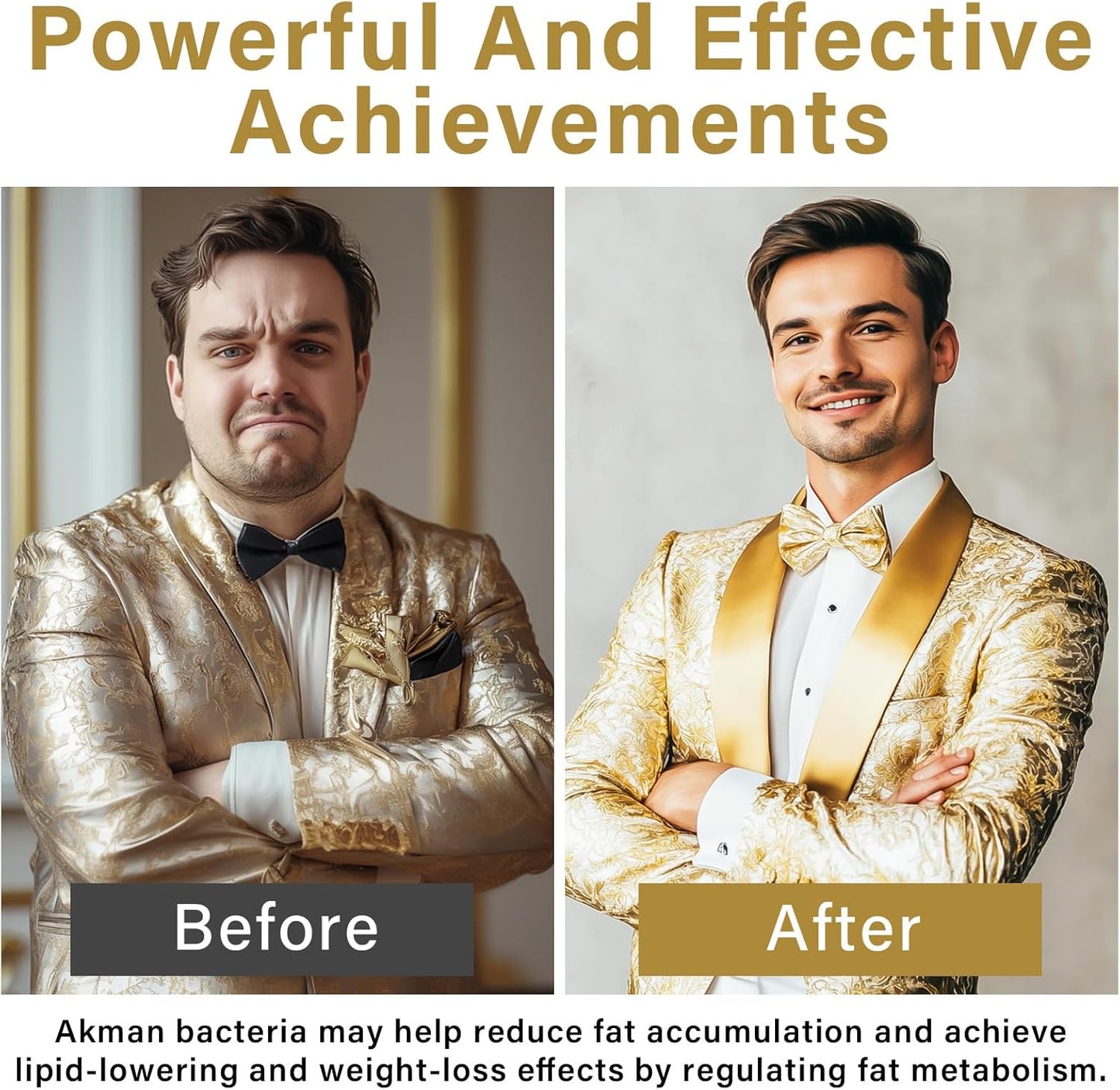 Akkermansia Prebiotic and Probiotic Supplement for Digestive and Immune Health - 300 Billion AFU Muciniphila Strain - 120 Capsules