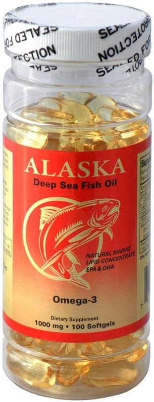 Alaska Deep Sea Omega 3 Fish Oil Capsules - High EPA DHA Content