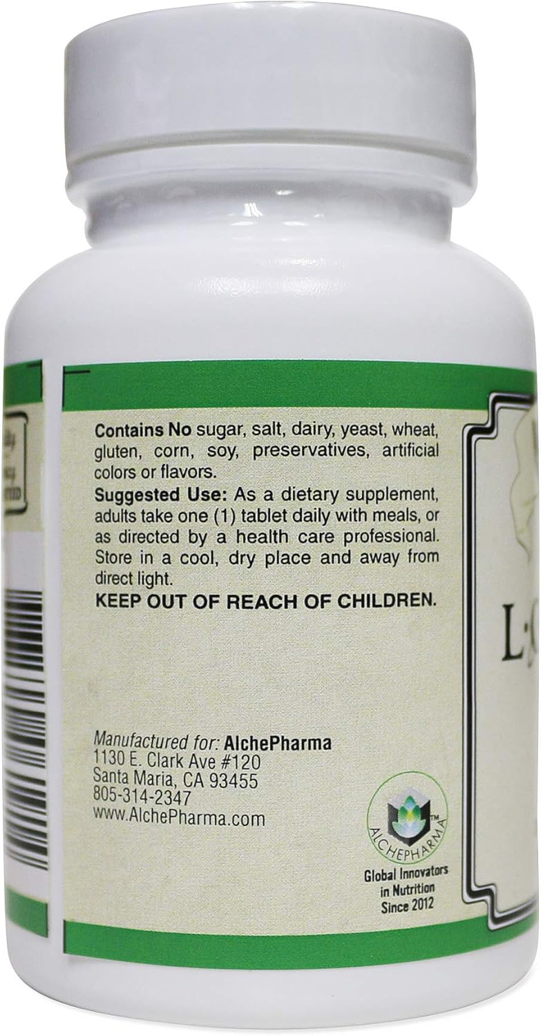 AlchePharma AP L-OptiZinc® 20mg Complex - Natural Methionine Bound Zinc (250 Capsules)