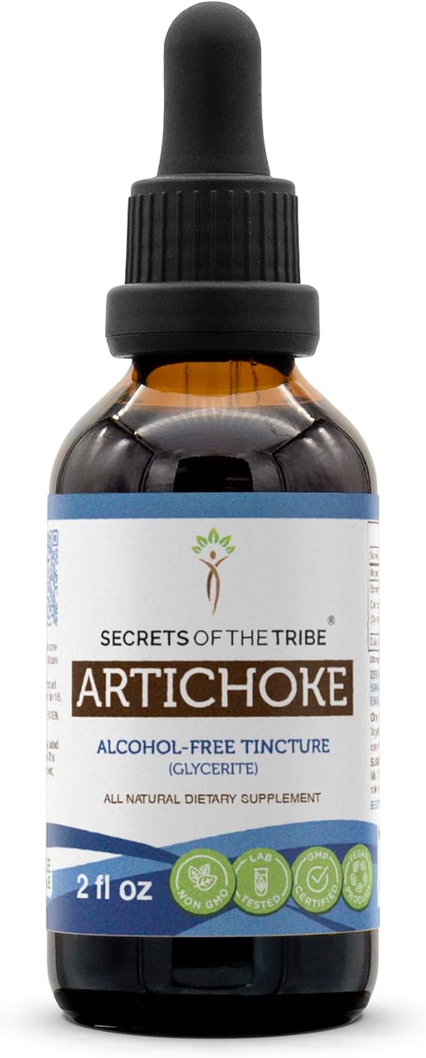 Alcohol-Free Artichoke Tincture Liquid Extract (2 FL OZ) by Secrets of the Tribe