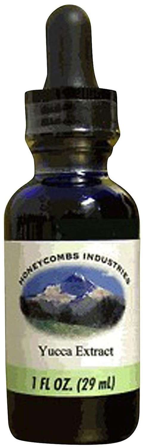 Alcohol-Free Yucca Root Liquid Extract for Blood Cleansing, Detox, and Healthy Joints - HoneyCombs
