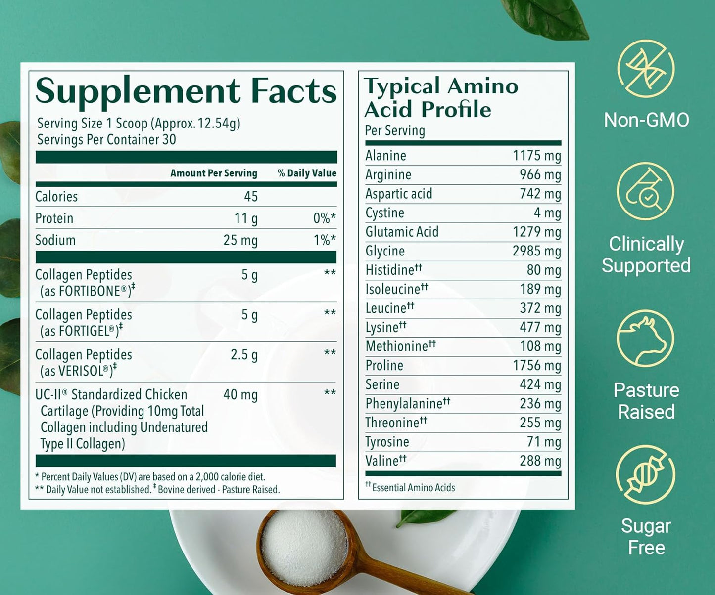 AlgaeCal Vitamin D3 & Collagen Bundle with Verisol, Fortibone, Fortigel - Vitamin D3 K2 for Immune Support