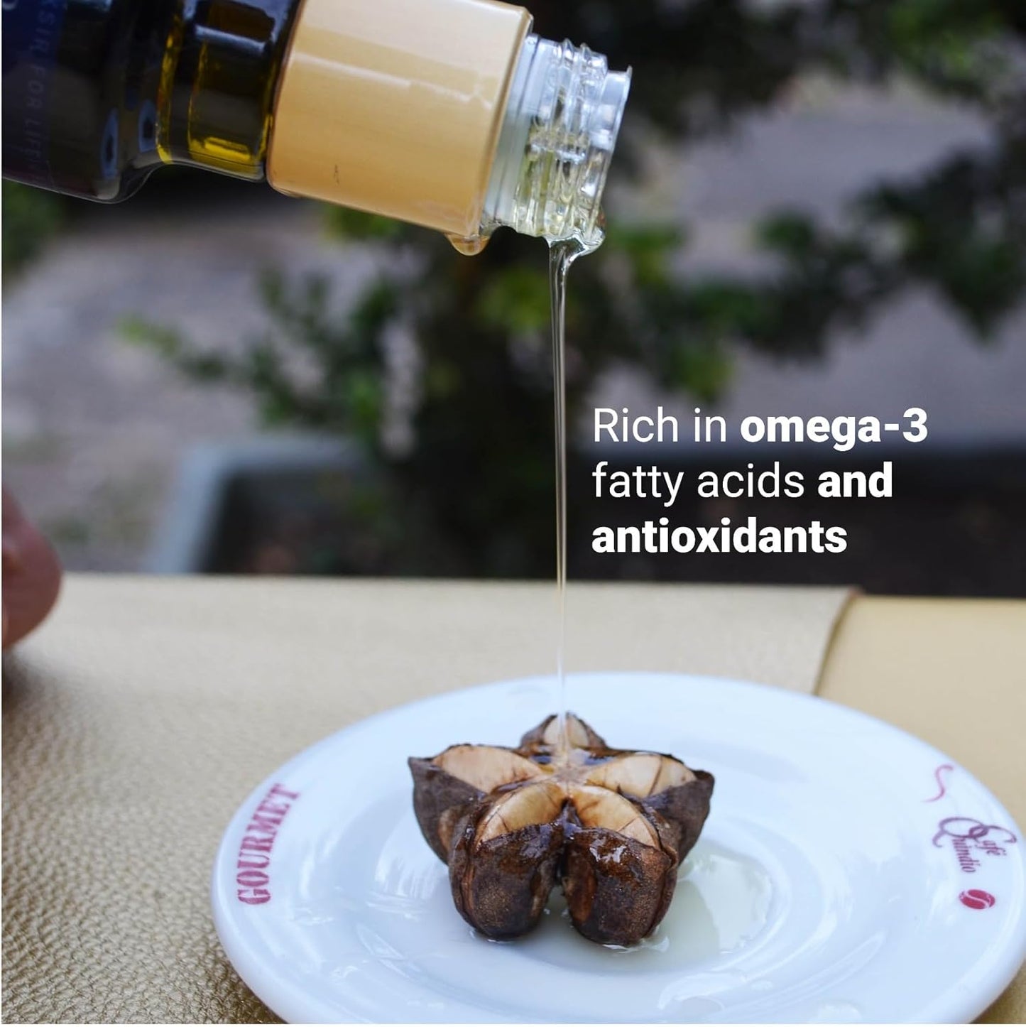ALIKSIR Organic Sacha Inchi Oil - Extra Virgin, High Omega Fatty Acids, Cold Pressed with Vitamin E for Hair, Nails, and Skin