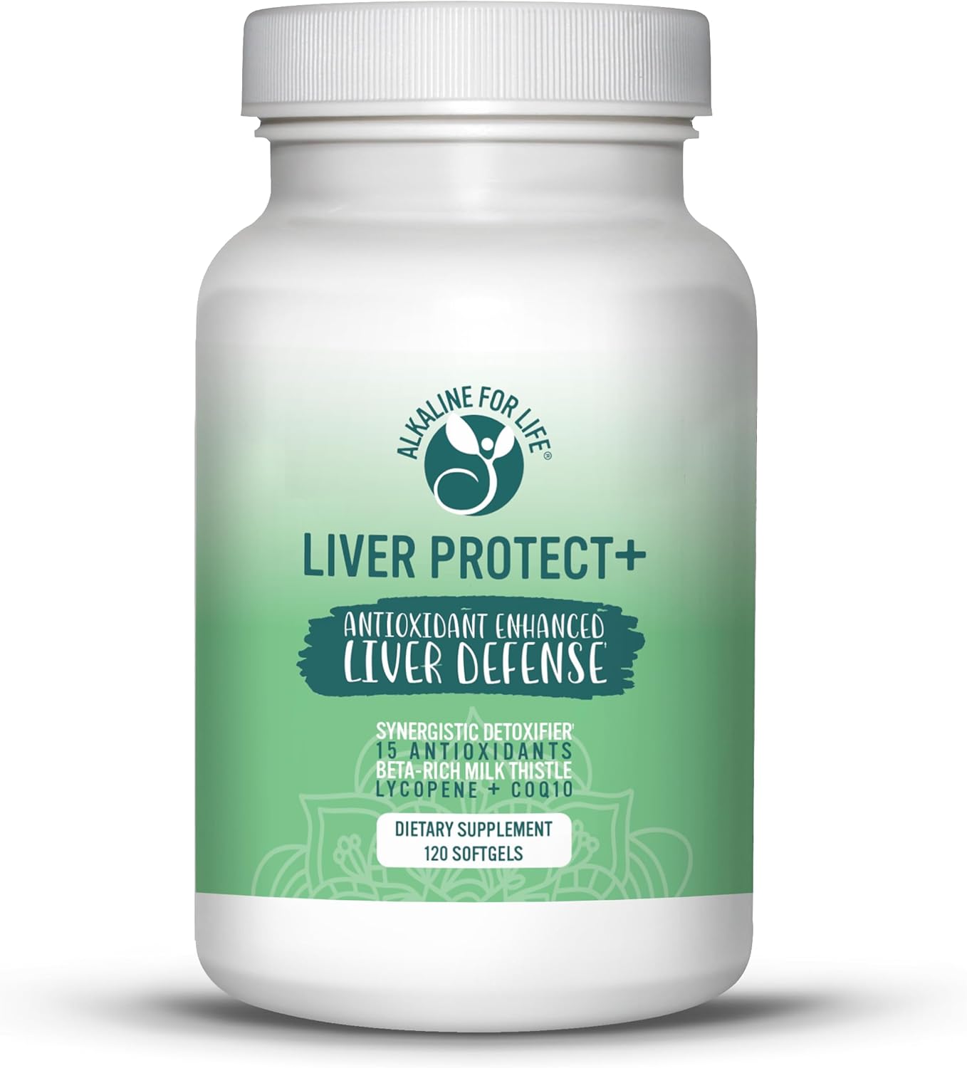Alkaline for Life Liver Protect+ Softgels - 120 Count Bottle
