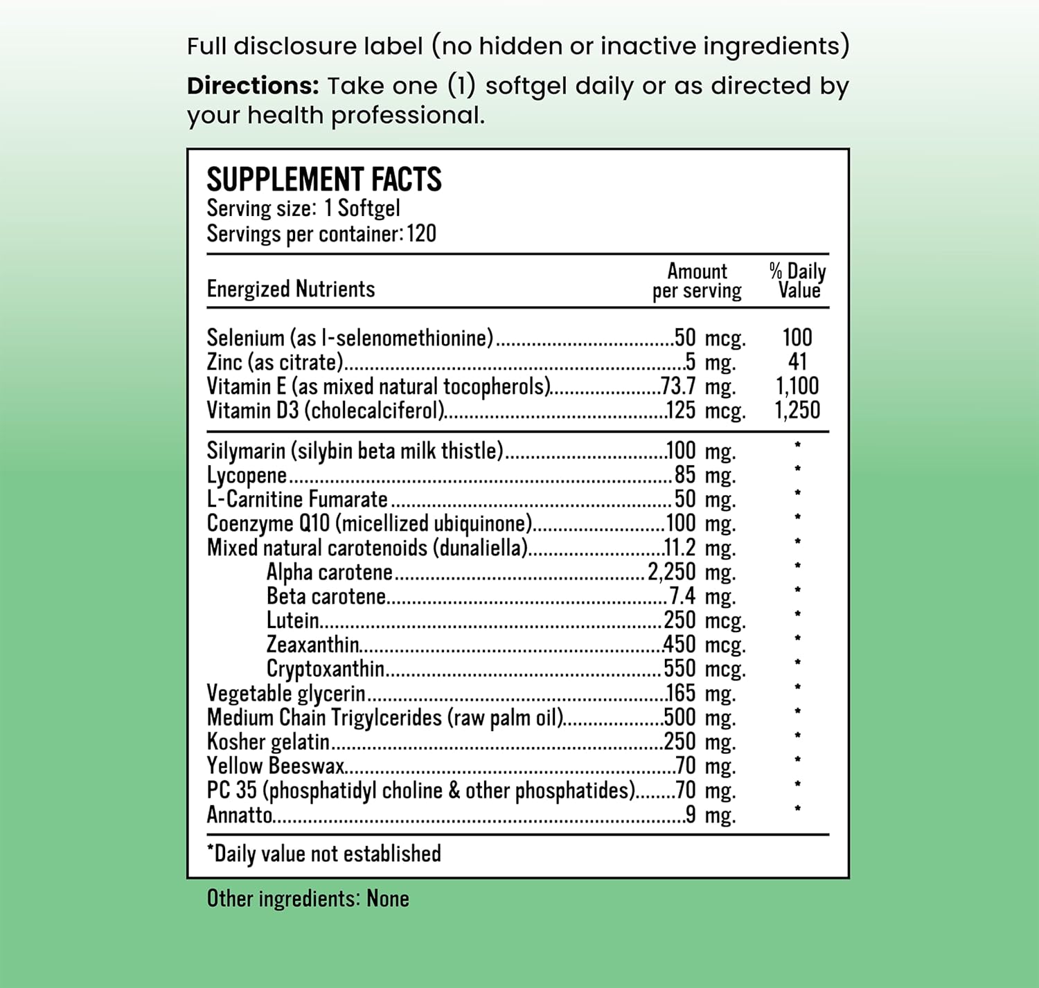 Alkaline for Life Liver Protect+ Softgels - 120 Count Bottle