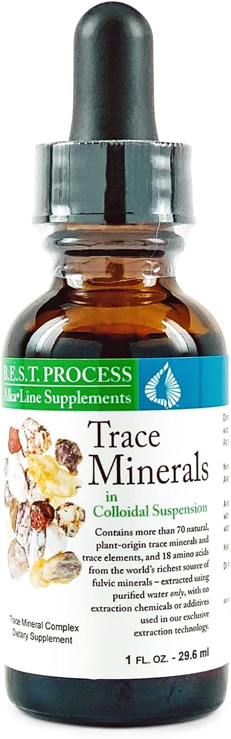Alkaline Morter Trace Minerals in Colloidal Suspension - Nutrient-Rich Fulvic Minerals, Amino Acids - Morter HealthSystem's Best Process
