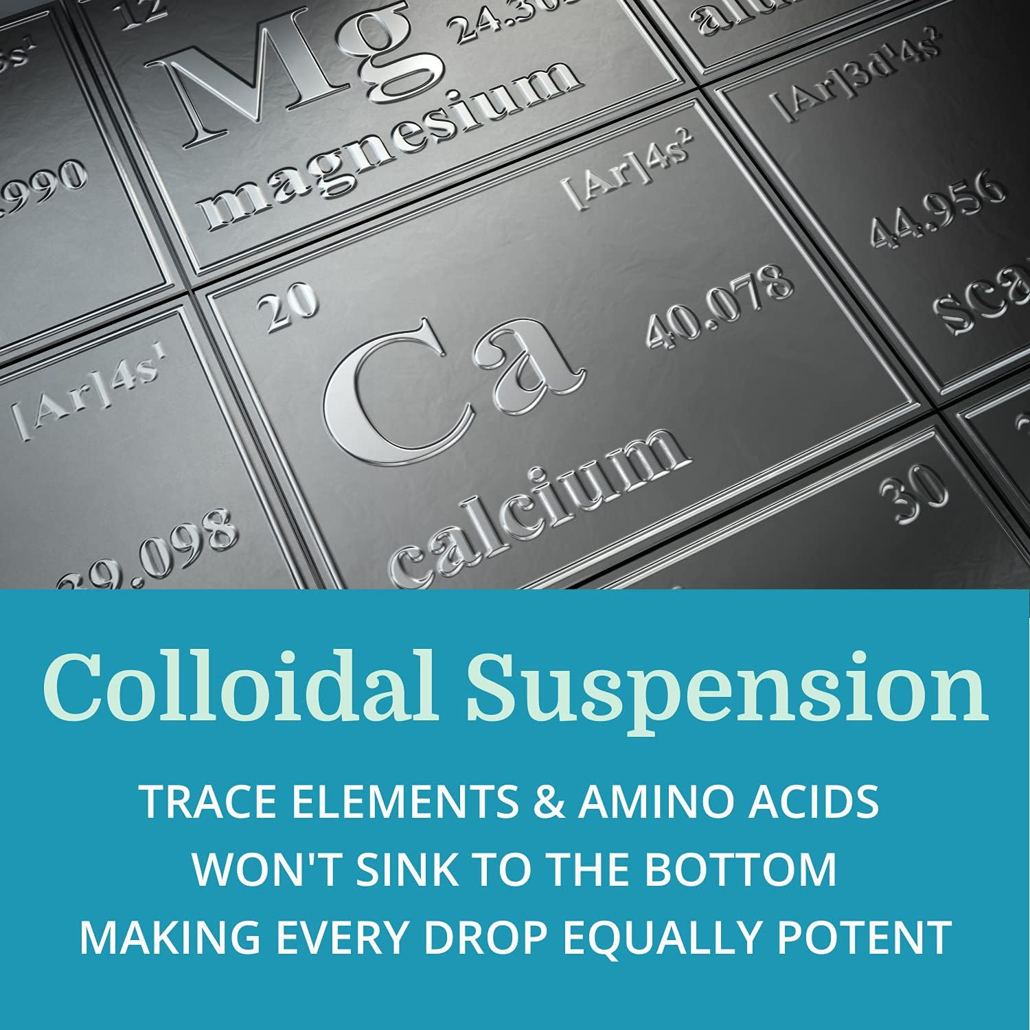 Alkaline Morter Trace Minerals in Colloidal Suspension - Nutrient-Rich Fulvic Minerals, Amino Acids - Morter HealthSystem's Best Process