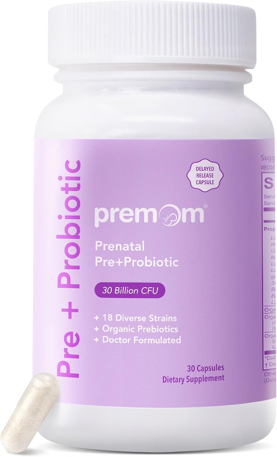 All-in-One Prenatal Supplement with Probiotics, DHA Fish Oil, and Vitamin Formula