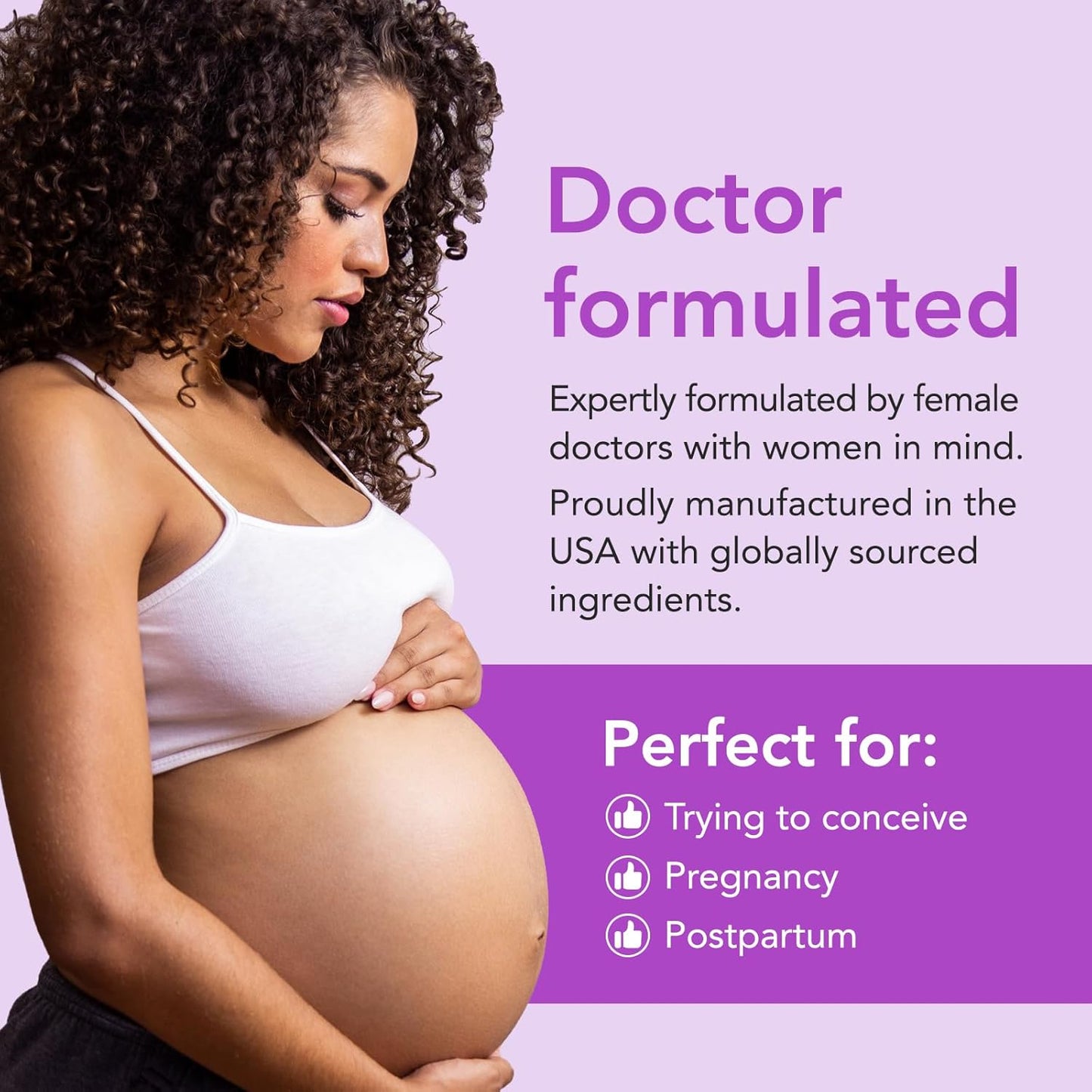 All-in-One Prenatal Supplement with Probiotics, DHA Fish Oil, and Vitamin Formula