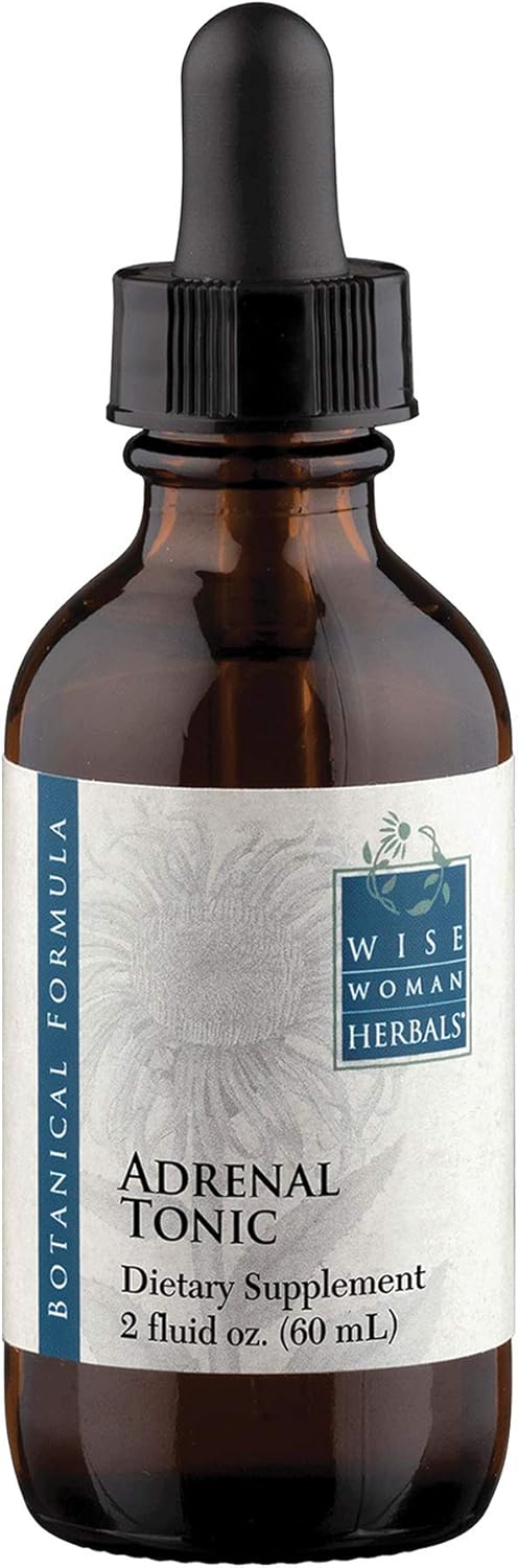 All-Natural Adrenal Tonic by Wise Woman Herbals - Supports Energy, Stamina, and Mental Clarity - Promotes Healthy Circulation - 2 oz