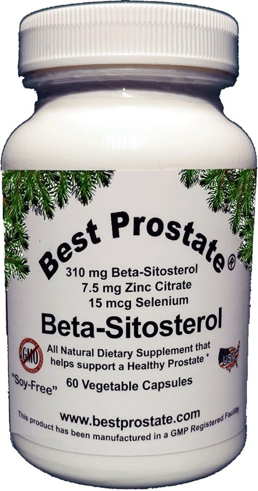 All Natural Beta-Sitosterol Formula - Non-GMO, Soy-Free, Gluten Free, No Fillers or Binders