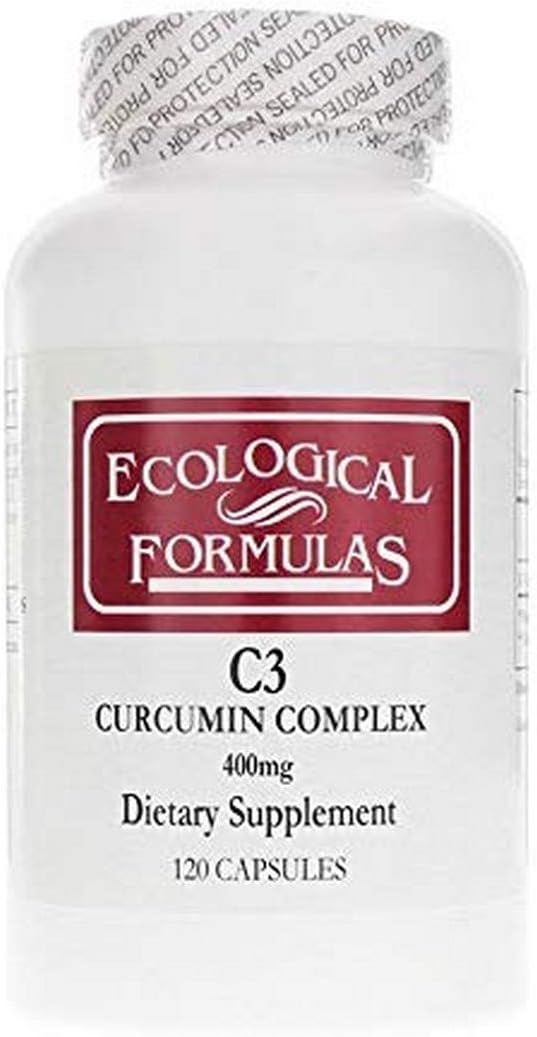 All-Natural Ecological Formulas C3 Curcumin Complex 400 Mg - 120 Capsules