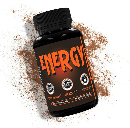 All-Natural Elderberry Energy Pills - Healthy Alternative to Energy Drink, Gel, Gummies - Zealthy Life