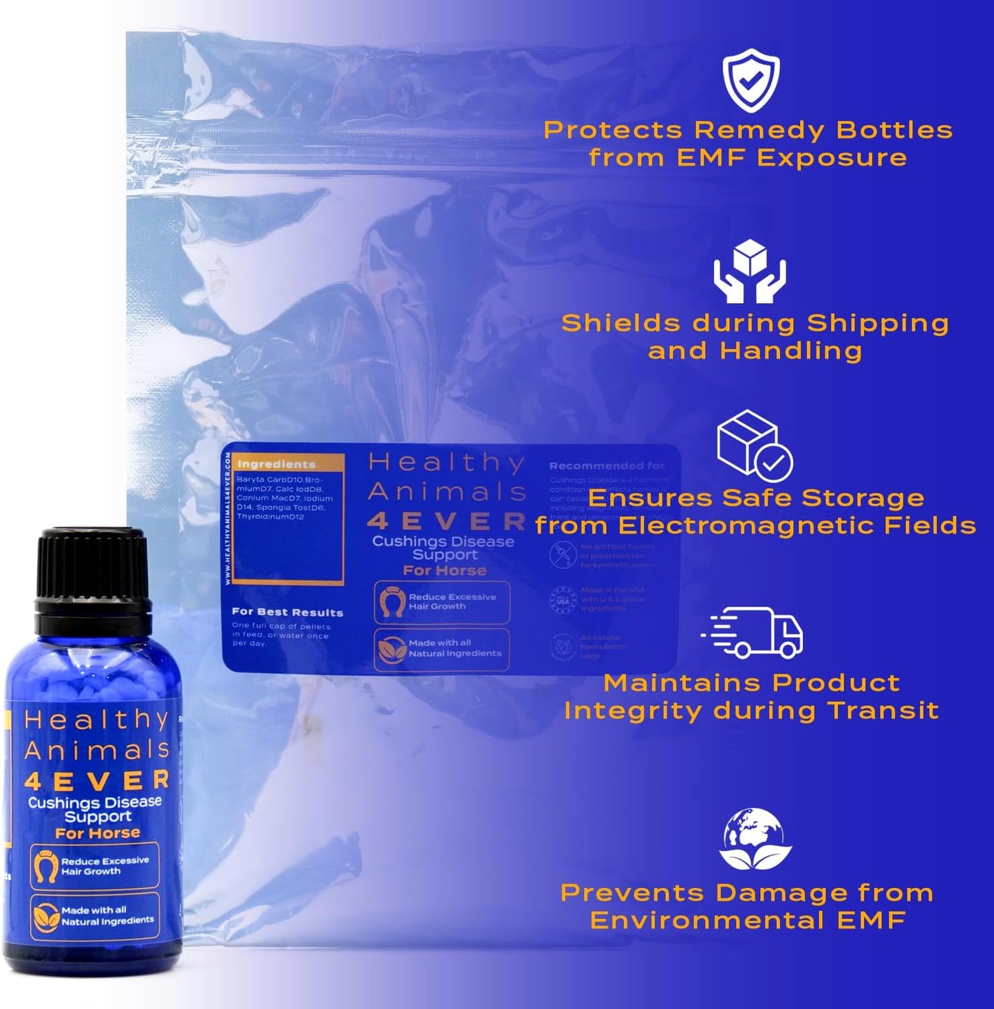 All-Natural Equine Digestive Supplement for Cushing’s Disease - Prevent Horse Health Issues - Homeopathic & Effective