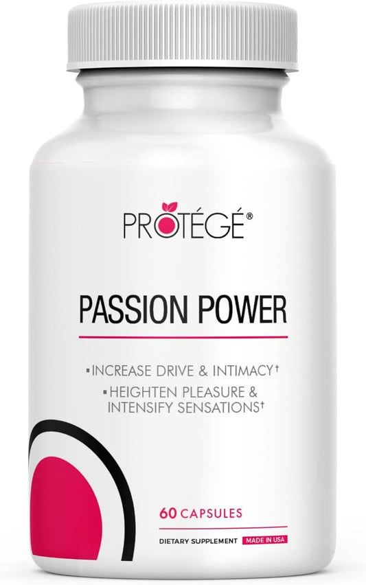 All-Natural Female Libido Booster Pills with Maca Root & Ashwagandha Extracts - Drive, Energy, and Intimacy Enhancement - 60 ct