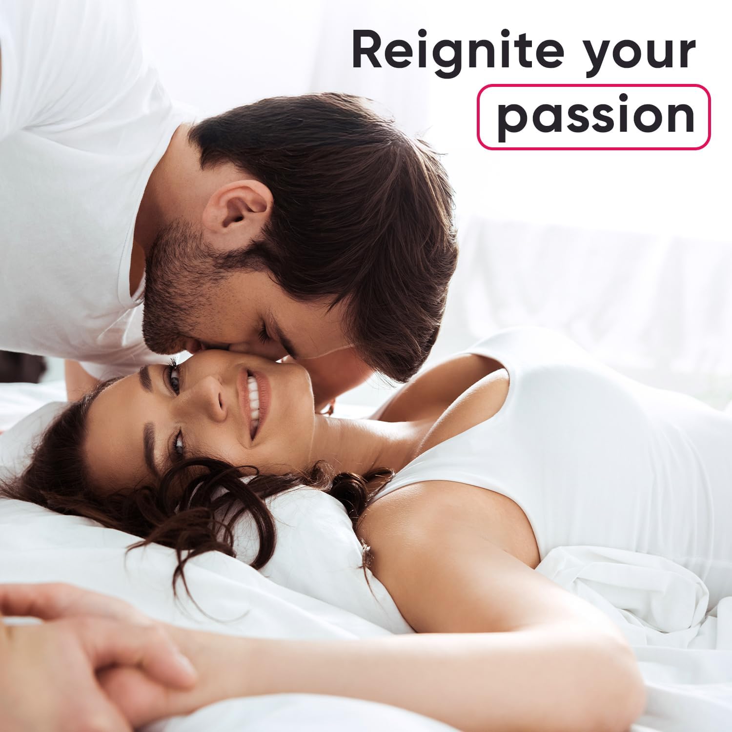 All-Natural Female Libido Booster Pills with Maca Root & Ashwagandha Extracts - Drive, Energy, and Intimacy Enhancement - 60 ct