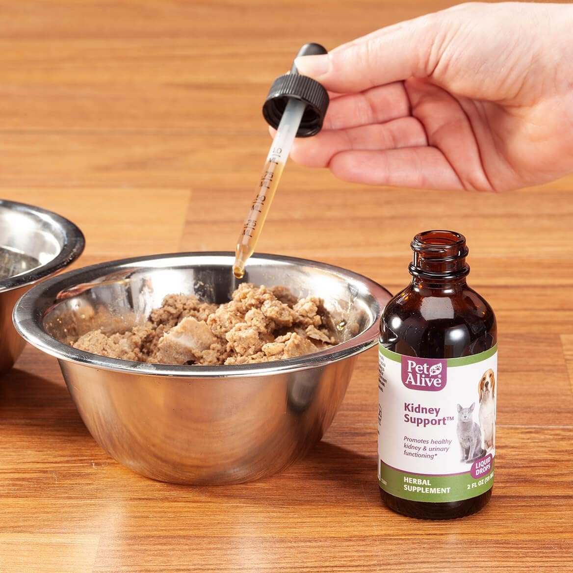 All-Natural Herbal Kidney Support Supplement for Cats and Dogs - Promotes Healthy Kidney & Urinary Function - 59 mL