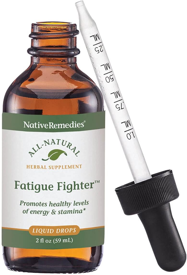 All Natural Herbal Supplement for Energy Support and Stamina - 59 mL Bottle