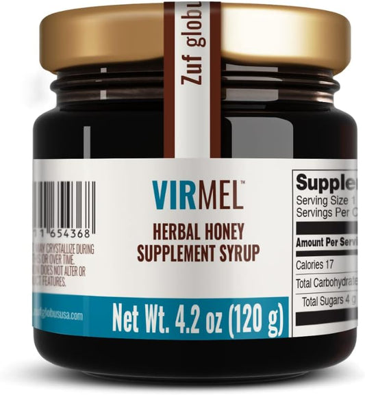 All Natural Honey Supplement for Healthy Immune Response: LIFEMEL Zuf Globus VirMEL Botanicals