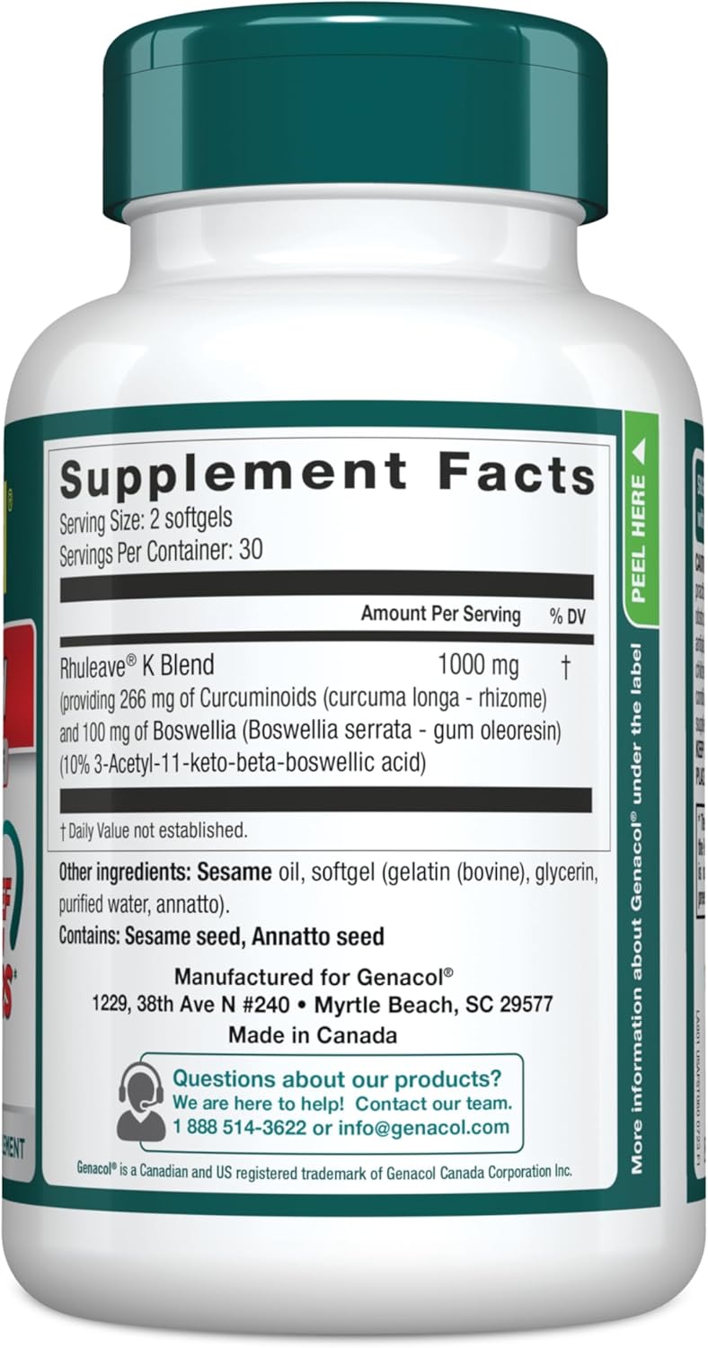 All-Natural Joint Care Supplement Combo: Genacol Optimum & Fast-Acting Relief for Joints & Muscles