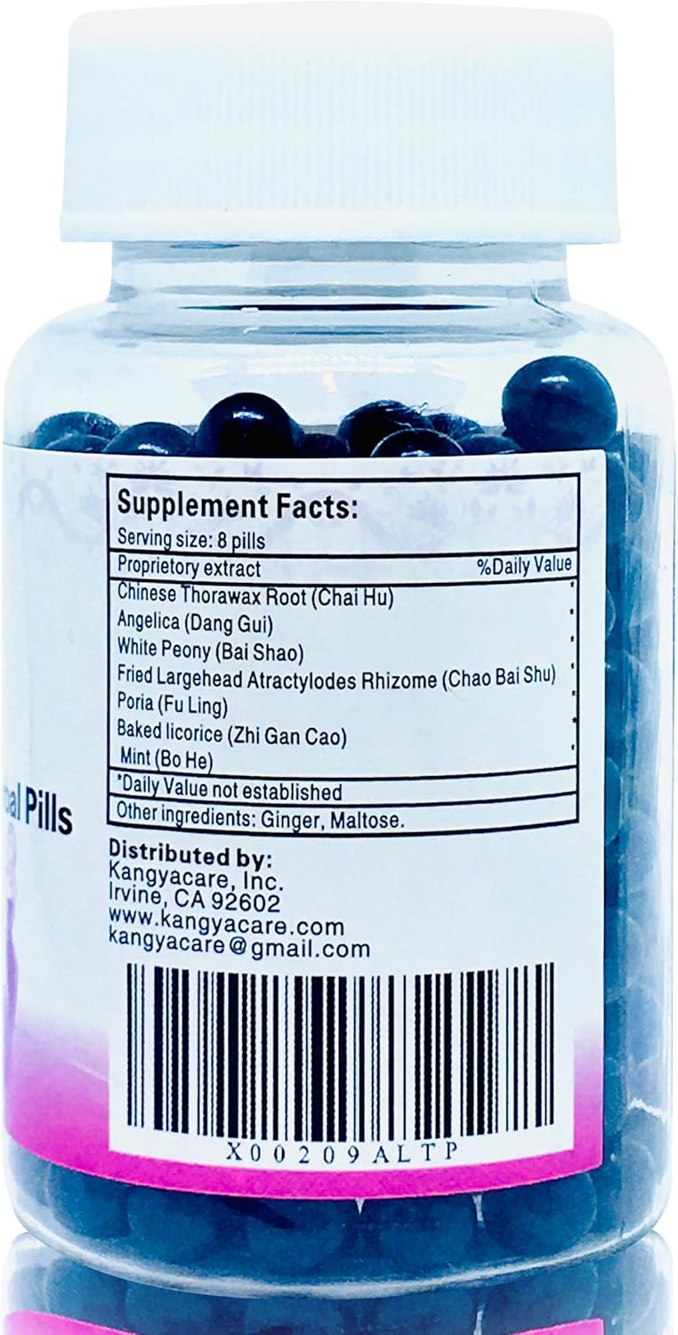 All Natural Kangyacare Xiao Yao Wan Herbal Pills - Support Women's Health, Stress Relief, Menopause - 200ct - Promote Hormonal Balance & Well-being