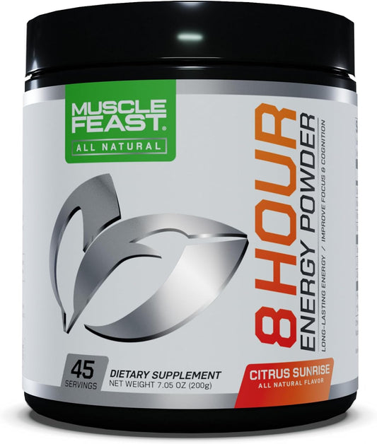 All Natural Keto-Friendly Citrus Sunrise Pre-Workout Energy Supplement, 200g