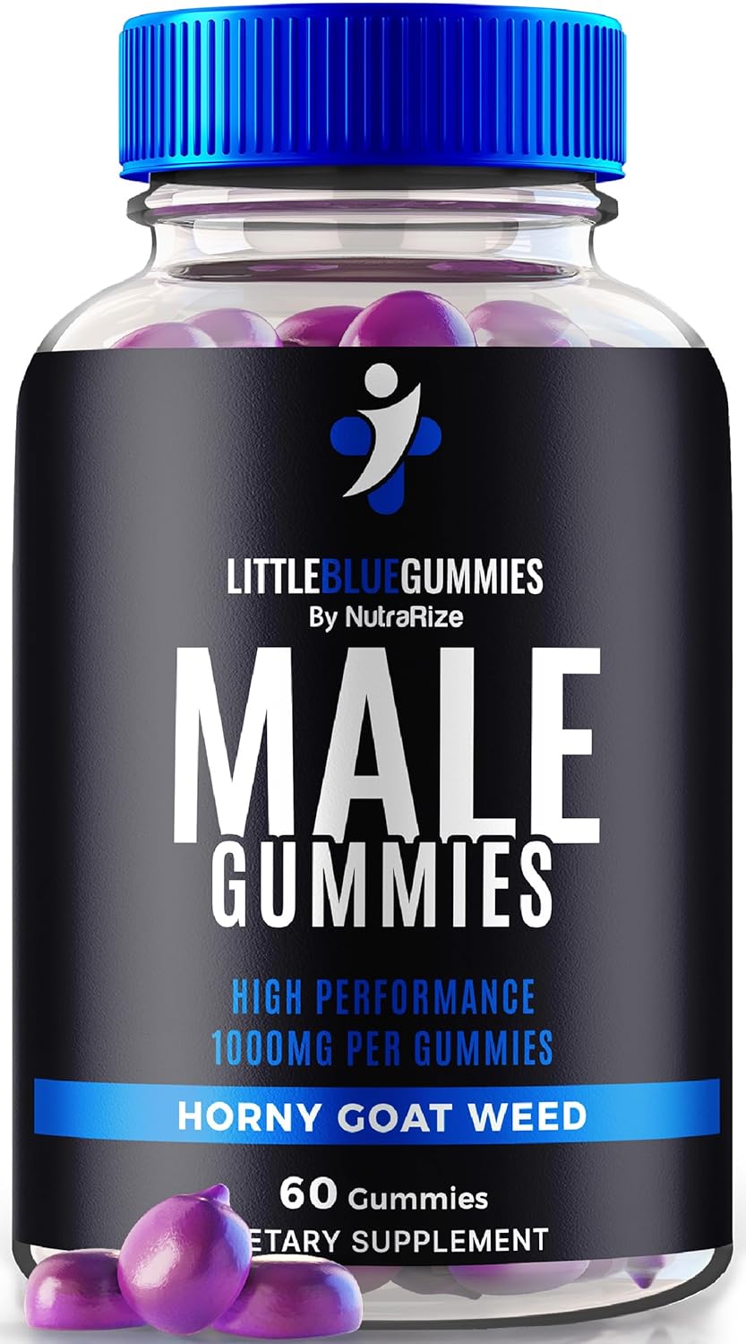 All-Natural LittleBlue Gummy Male Supplement for Daily Nutrition - NutraRize Little Blue Gummies, Official Reviews (60 Gummies)