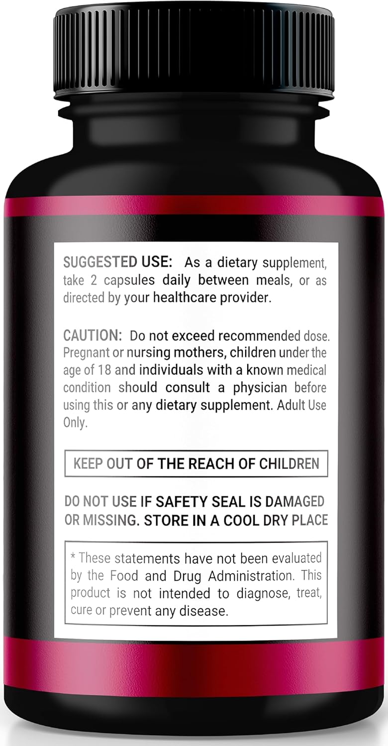 All Natural NutraRize ErecPower Pills for Men - Energy Boosting Male Supplement with Vitamins for Peak Performance (60 Capsules)