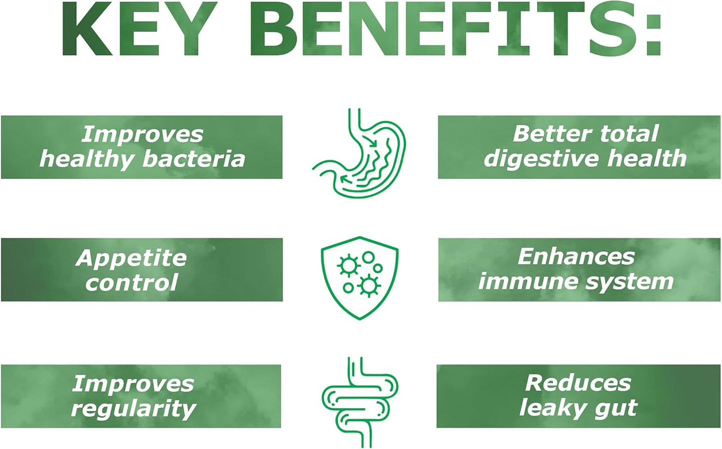 All-Natural Prebiotic Fiber Powder for Digestive Health & Weight Management - 8.68 oz - Boosts Probiotics, Reduces Hunger - Gluten-Free & High Fiber