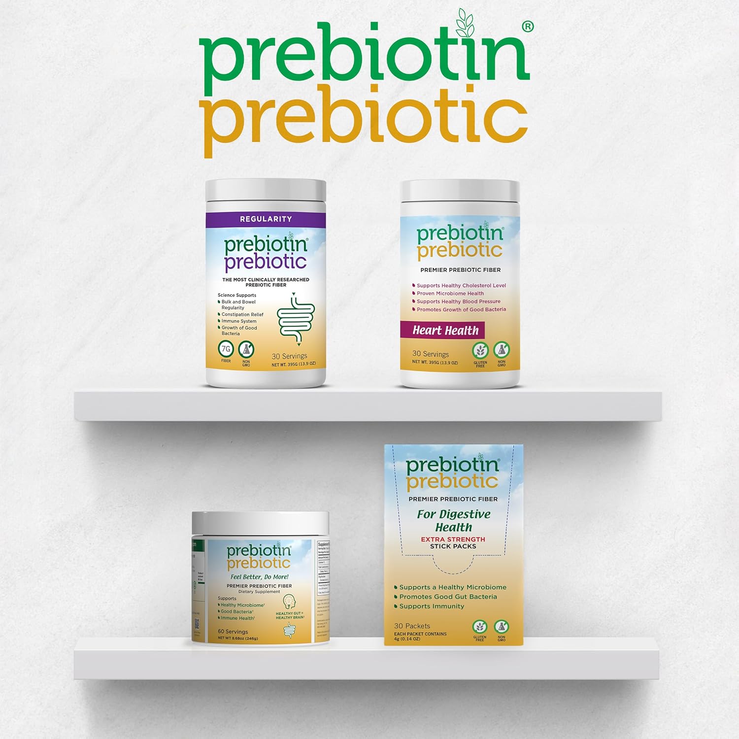All-Natural Prebiotic Fiber Powder for Digestive Health & Weight Management - 8.68 oz - Boosts Probiotics, Reduces Hunger - Gluten-Free & High Fiber