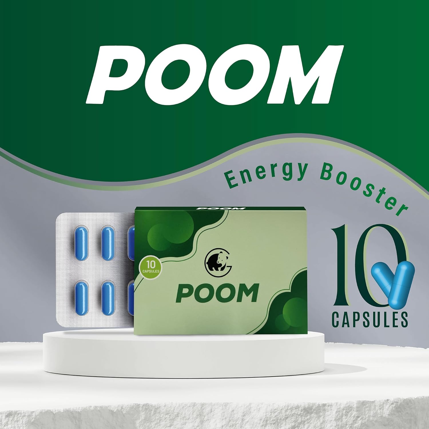 All-Natural Stamina and Energy Booster Supplement (10 Count)