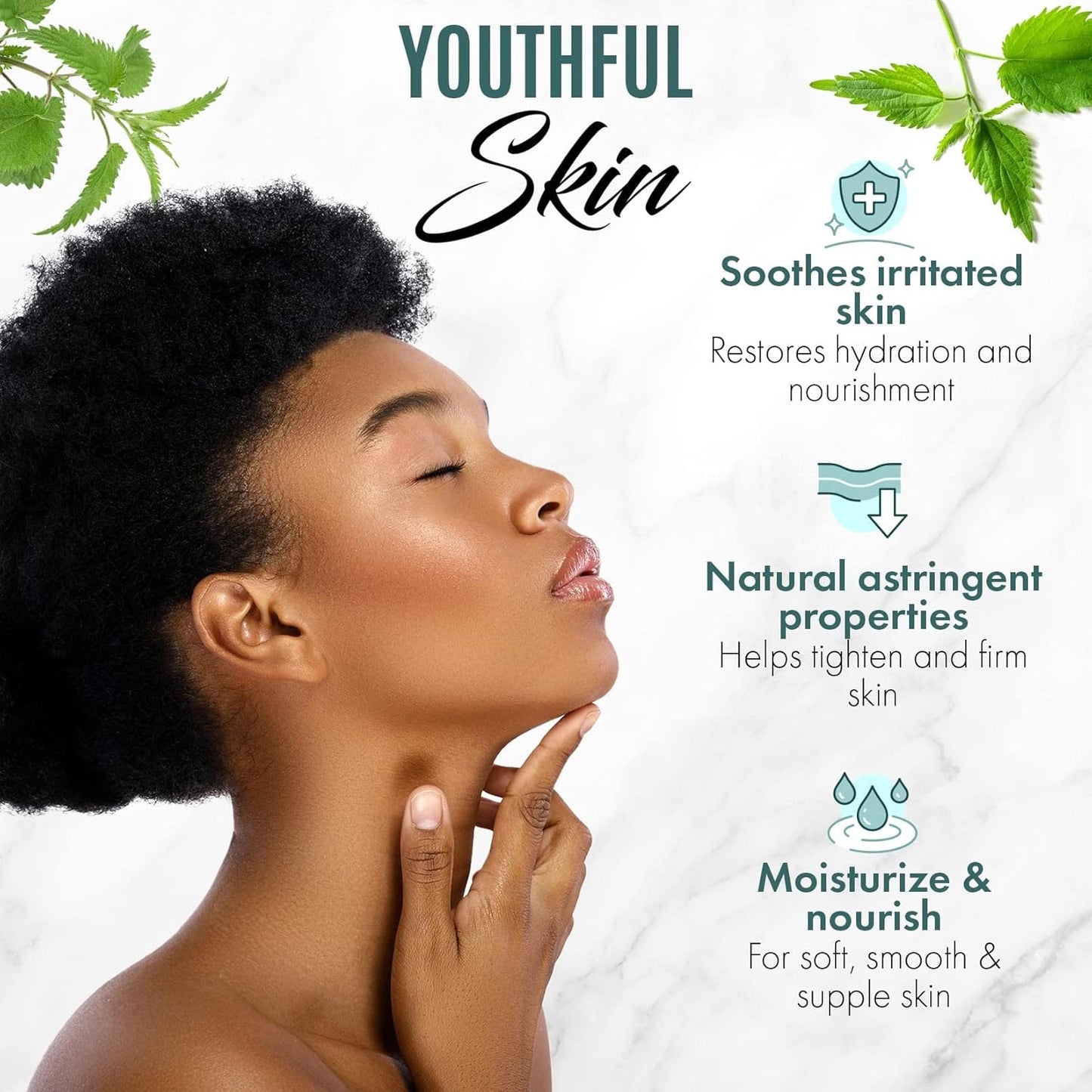 All-Natural Stinging Nettle Oil for Hair Growth and Skin Care - 4 oz for Men and Women