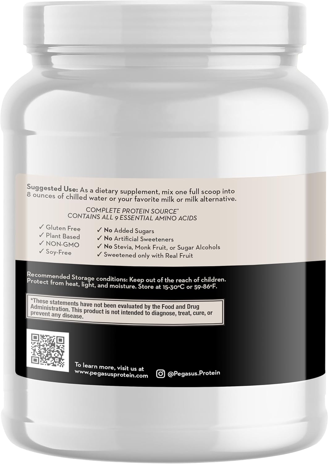 All Natural Strawberry Peanut Butter Protein Powder - 20g Protein, 20 Servings - No Stevia, Monk Fruit, Artificial Sweeteners - Berries Sweetened
