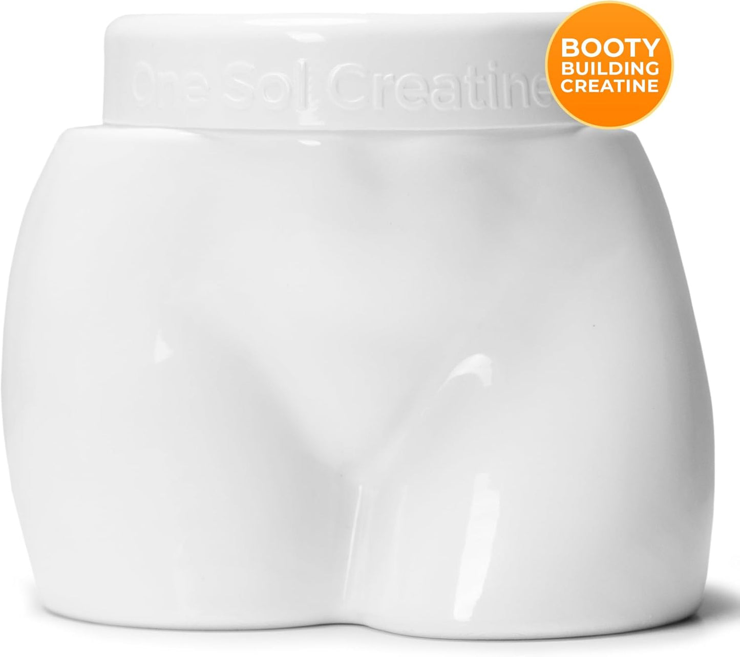 All Natural Women's Creatine Powder for Booty Gain, Lean Muscle Mass & Recovery - Sol Creatine with Creapure, Promotes Brain & Bone Health - Unflavored, 100 Servings