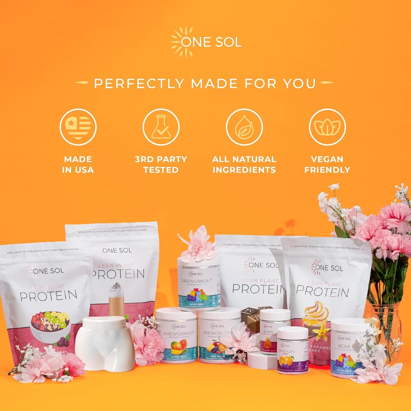 All Natural Women's Creatine Powder for Booty Gain, Lean Muscle Mass & Recovery - Sol Creatine with Creapure, Promotes Brain & Bone Health - Unflavored, 100 Servings