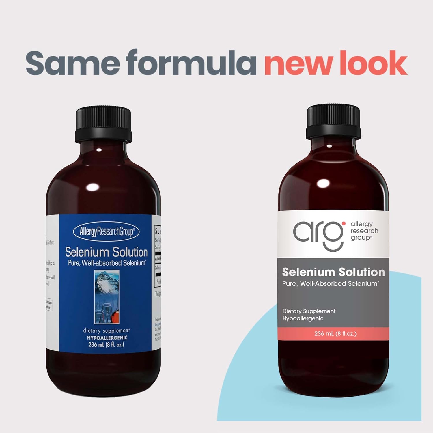 Allergy Research Group Selenium Solution Liquid Supplement - 100 mcg, Hypoallergenic, Thyroid & Antioxidant Support - 8 Fl Oz