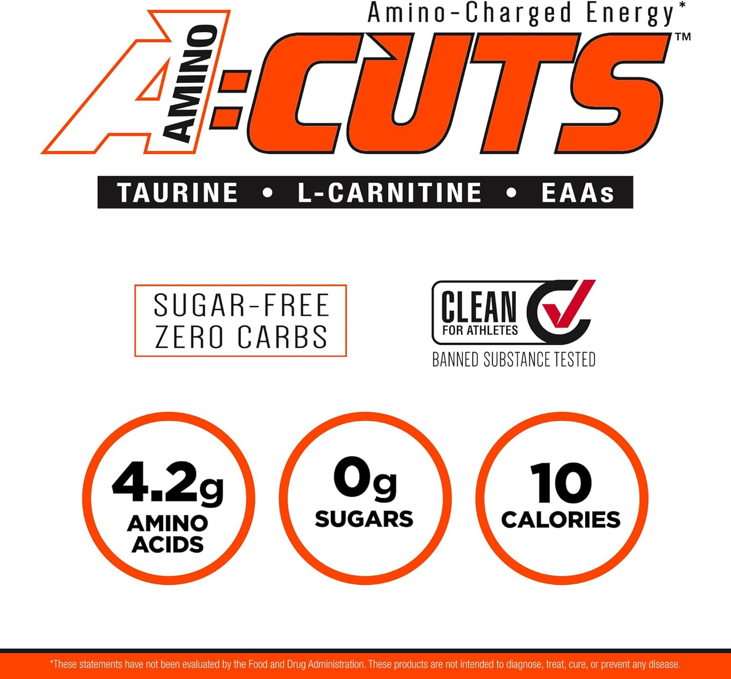 ALLMAX Nutrition A:CUTS Amino-Charged Energy Drink, Grape Flavor - 210g - Caffeinated with Green Coffee Extract, L-Carnitine, and Taurine - Sugar & Gluten Free - 30 Servings