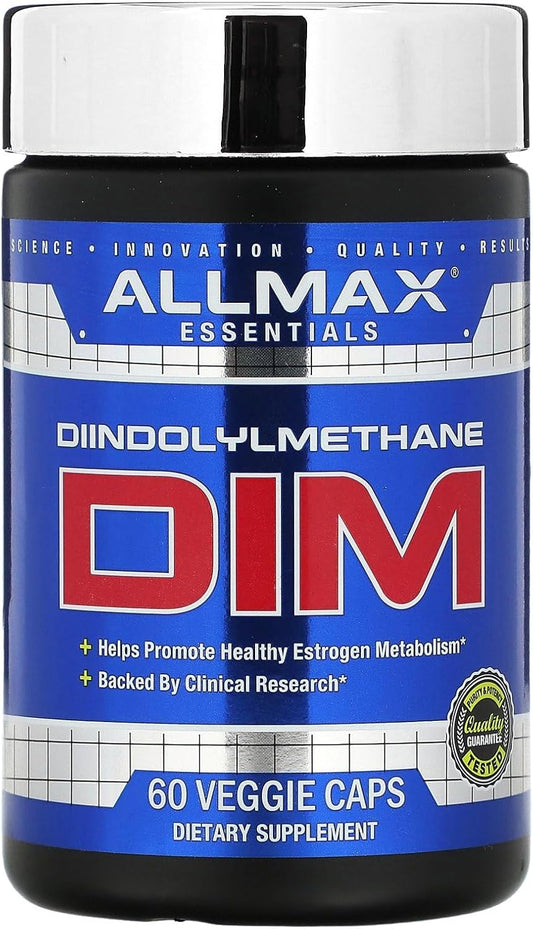 ALLMAX Nutrition DIM Supplement 100mg - 60 Vegetarian Capsules