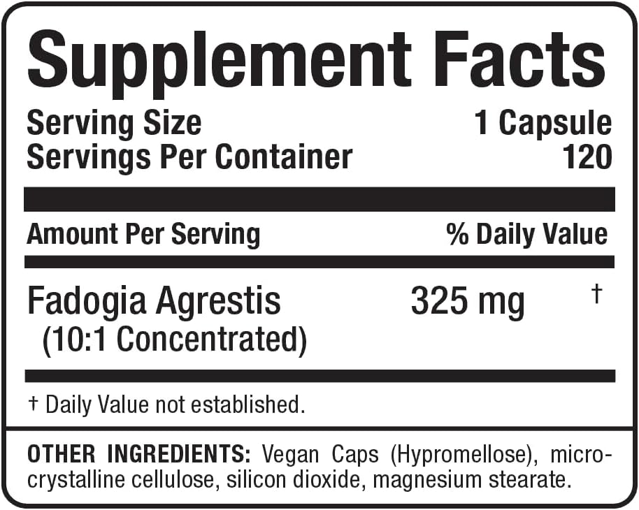ALLMAX Nutrition Fadogia Agrestis Supplement - 120 Capsules - Boosts Testosterone, Libido, Muscle Growth - Men’s Health - 120 Servings