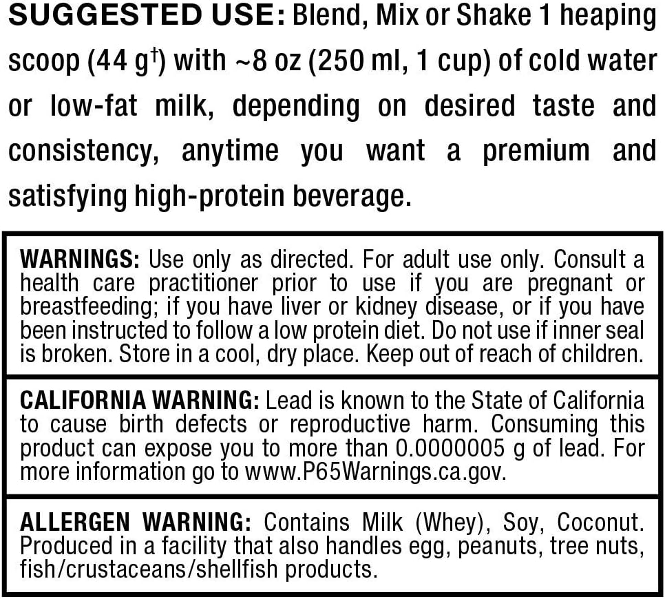 ALLMAX Nutrition HEXAPRO French Vanilla Protein Powder - 2 lb Tub - 25g Protein Per Serving - 8-Hour Sustained Release Formula - Zero Sugar - 21 Servings