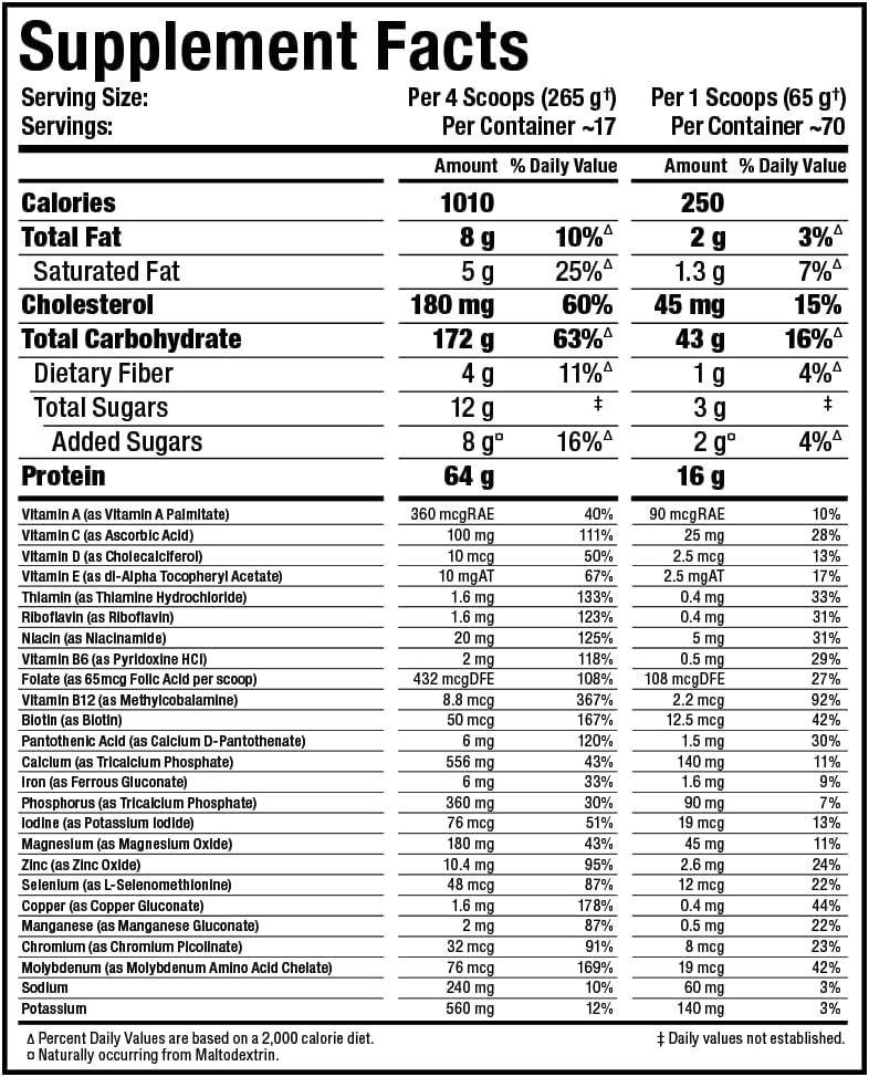 ALLMAX Nutrition QUICKMASS Cookies & Cream 10 lb - Rapid Mass Gain Catalyst - 64g Protein - 3:1 Carb to Protein - Zero Trans Fat - 70 Servings