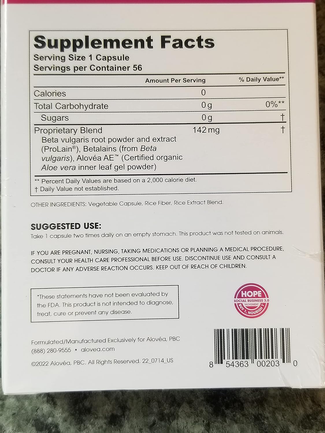 Alovea Betalains Supplement for Limitless Health Benefits