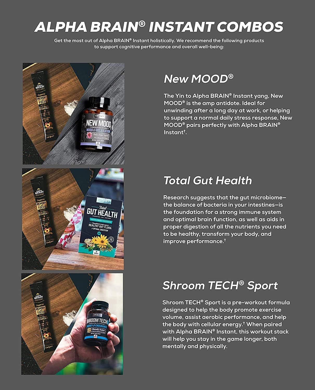 Alpha Brain Instant - Coconut Lime Nootropic Supplement for Memory, Focus, Energy & Clarity - Alpha GPC, Cats Claw, L-Theanine, Bacopa - 30ct